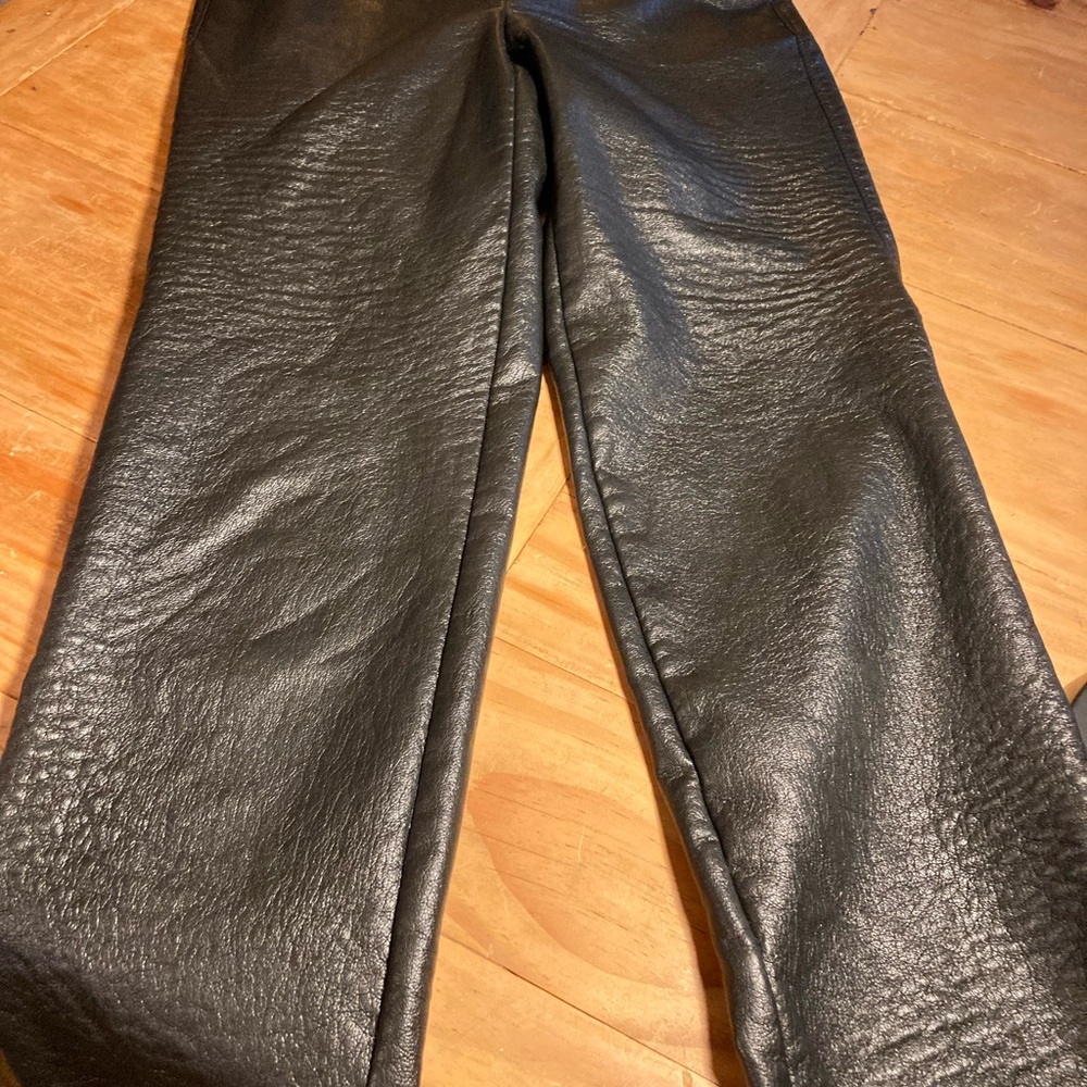Babaton X Aritzia Faux Leather Pants - Gem